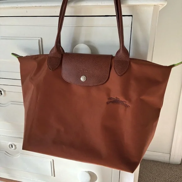 Longchamp Le Pliage Medium Tote Bag Cognac - Picture 2 of 12